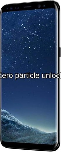 Samsung Galaxy S8 ui - Zero particle unlock