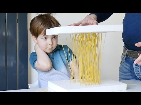 How Strong Is Spaghetti DIY Science Experiment Ideas for Kids!