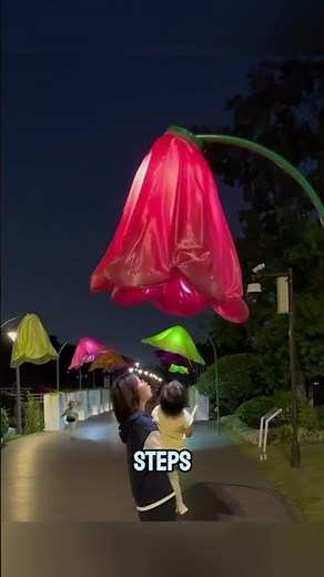 China’s Amazing Flower Streetlights Explained 🌼