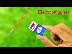 How to make electromagnet at home | Easy science project
