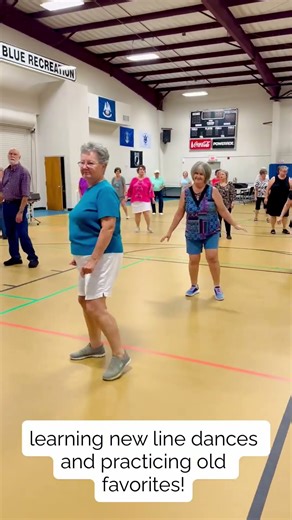 Let's Go Line Dancing in Bayou Blue!