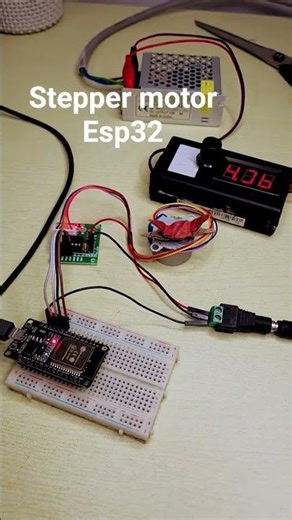 Esp32 with stepper motor #newmusic #arduino #esp32project #arduinoproject