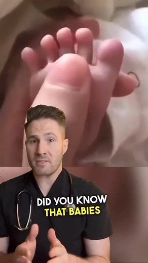 Dr. Joe, M.D. on Instagram: "The plantar grasp reflex is a primitive reflex that is commonly observed in babies. When the sole of a baby’s foot is touched, the toes will curl around the object or the examiner’s finger. This reflex is thought to be an important survival mechanism for infants, as it helps them to grip onto objects and to maintain their balance while walking or standing. The plantar grasp reflex typically disappears between 6 and 12 months of age as the baby’s nervous system mature