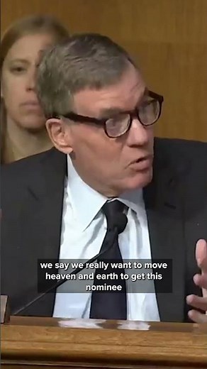 'The process we've gone through to get you before this committee is pretty remarkable'
