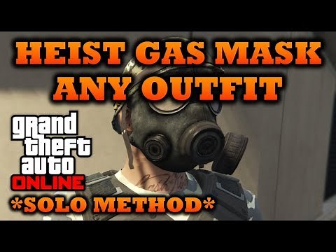 GTA 5 Online - *SOLO* How to Get The Heist Chemical Gas Mask