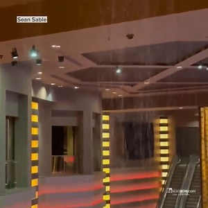 YUP, IT HAPPENED AGAIN: Video from inside Planet Hollywood on the Las Vegas Strip shows rain pouring through the roof of the casino. https://bit.ly/3QmMp3G | 8 News Now
