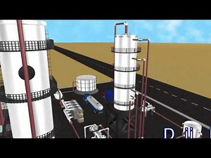 Chemical Plant for Formaldehyde production (Animation Design)
