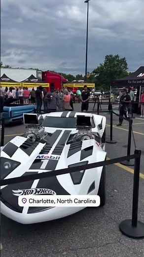 Hot Wheels Mobile 1(One) Black & White Real Life Life Size Twin Mill