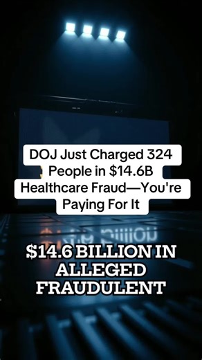 DOJ Just Charged 324 People in $14.6B Healthcare Fraud—You're Paying For It healthcare fraud Medicare fraud insurance denial DOJ healthcare medical billing fraud, patient advocacy healthcare corruption #HealthcareFraud #MedicareFraud #Insurance #DOJ #PatientAdvocacy