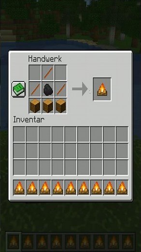 Minecraft Lagerfeuer Craften Tutorial
