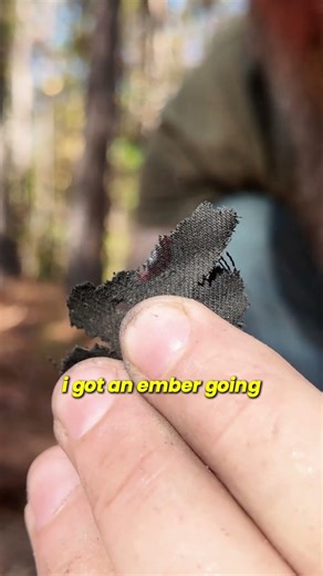 Matches are easy… but can you do THIS? #firestarter #howto #survival