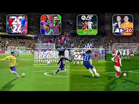 DLS 26 vs eF 26 vs FC 26 vs FTS 26 | FREEKICK Comparison