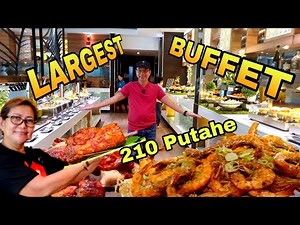 210 food choices in Largest Filipino Buffet Restaurant in Metro Manila.