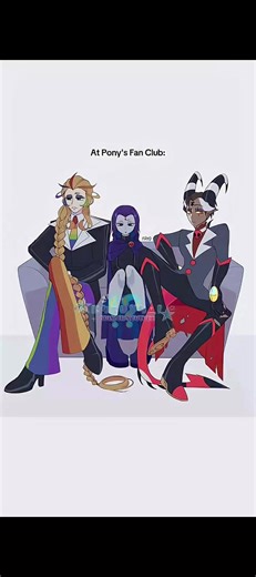 Who's your favourite pony Lover Trio ORIGINAL #dyle #blizo #raven #comics