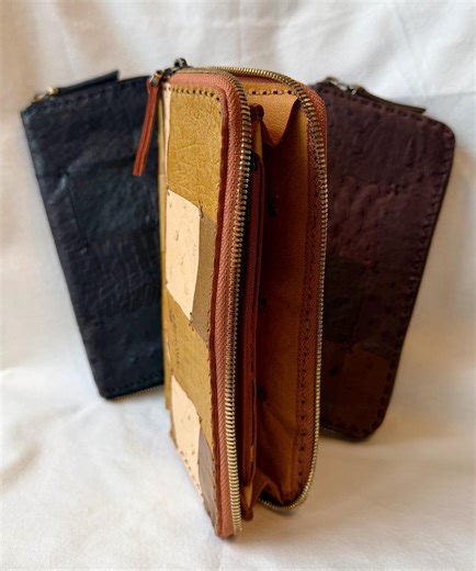 Women’s Patchwork Zippered Wallet (triple Compartment) - Etsy UK