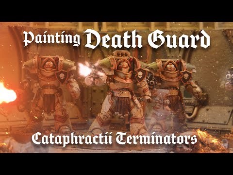Painting Death Guard Cataphractii Terminators