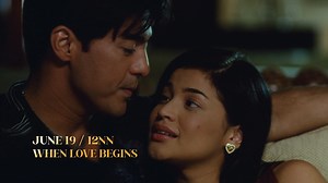 What happens when an Environmentalist (Aga Muhlach) falls in love with the daughter of a rich real estate developer (Anne Curtis)? Watch their love story unfold on "When Love Begins" This Saturday at 12 NN on Metro Channel! | Metro Channel