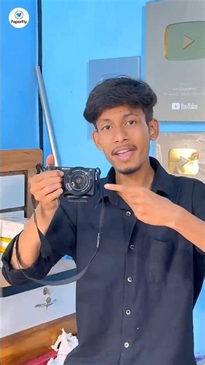 How to make a paper camera 📸 | paper camera #shortsfeed #shorts #trending