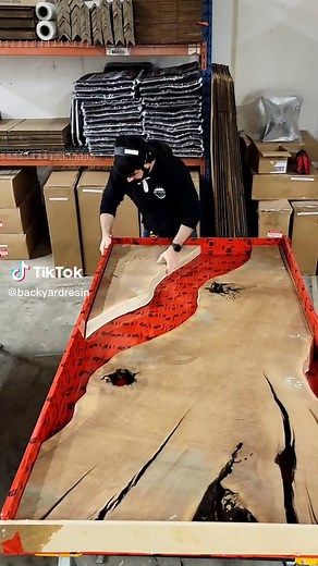 Creating a Stunning Epoxy Table with Black Thunder Marble