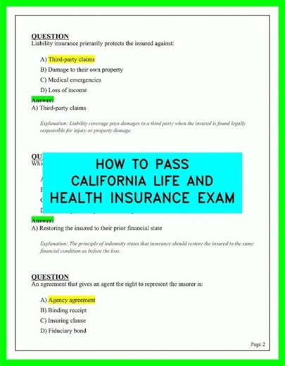 California Life and Health Insurance Exam: Proven Study Strategies to Pass on Your First Attempt