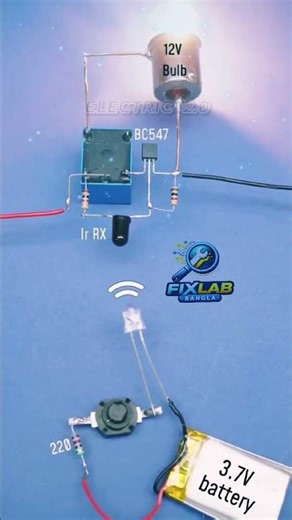 remote control led light. #short #ir #led #reciver #project #electric