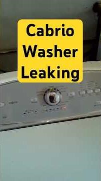 How To Fix A Leaking Cabrio Washer #washingmachines #diy #appliances #repairtutorial