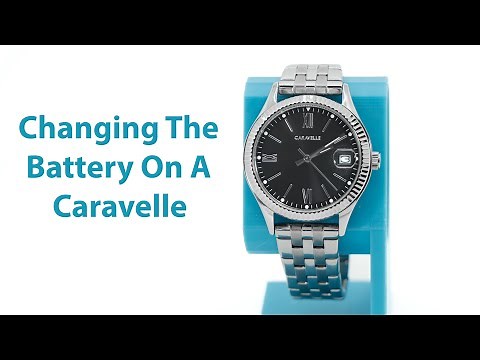 How To Change The Battery On a Caravelle Bulova Watch