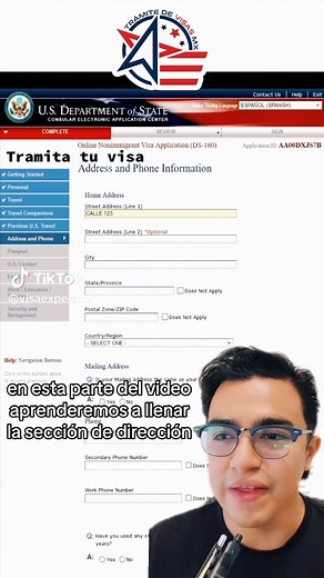 Cómo completar la solicitud DS-160: pasaporte e información personal