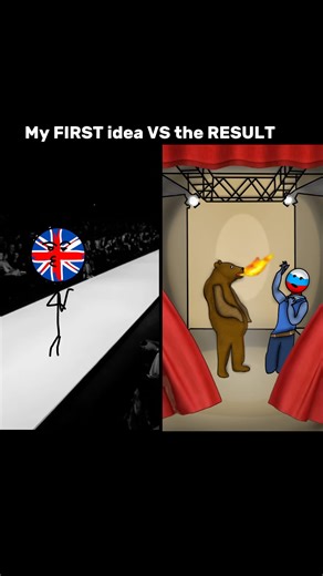 Talent show with countries! #countryballs #countryhumans #amercia #russia #countries #animation