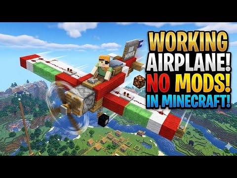 This Minecraft Plane Actually Works… 😳 (Full Tutorial + Test)
