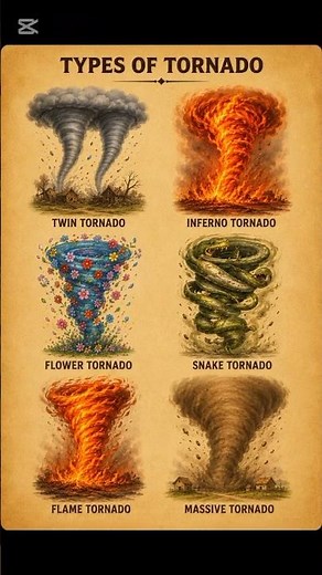 Types of Tornadoes You Never Want to See 🌪️🔥🐍