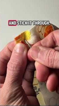 Hand sew using an anchor stitch and Overlock stitch ￼