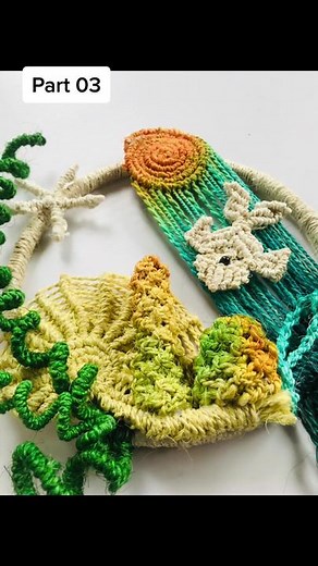 Tye dye colors for design - part 03 #Macrame #macramedesign #seatheme #beachtheme #coralreef #tutorial #macrametutorial #knots #sun #handmade #homemade #fyp #fypシ #trending #groovycraftsdiy #new #tyedye #tyedyecolors