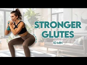 10 Minute Glutes Workout at Home | No Equipment, All Levels Pilates