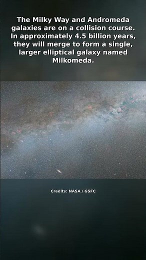 Milky Way and Andromeda Collision Timeline
