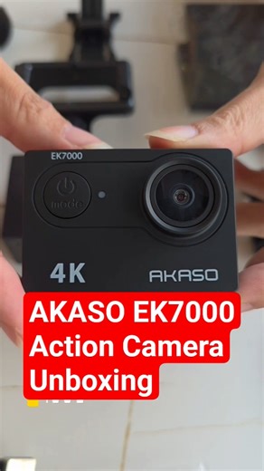 Unboxing the AKASO EK7000 Action Camera @akasoofficial
