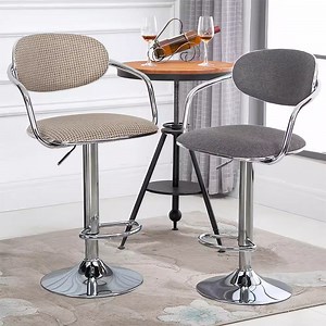 [Hot Item] High Bar Chair Stool Dining Kitchen Luxury Counter Chair with Low Back