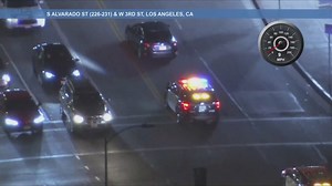 LAPD officers chase DUI driver in LA