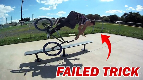 Epic BMX Trick Fail! 🚴‍♂️