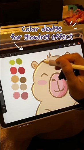 Digital Art Tutorial For Procreate Beginners #digitalartshorts #artreelsvideo