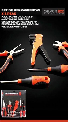 5 SET DE HERRAMIENTAS MANUALES
