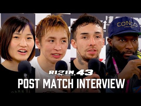 試合後インタビュー 前編 / RIZIN.43