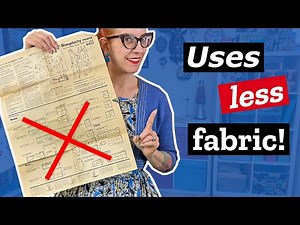 Maximize vintage (or any) fabric! Layout & cutting secrets for sewing