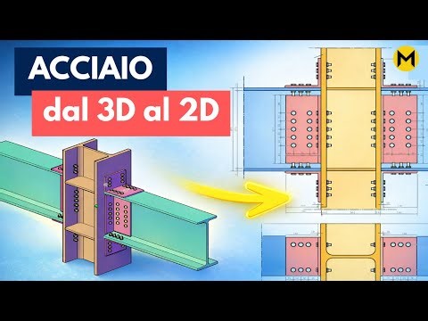 Orthogonal projections of a steel bolted connection | AutoCAD