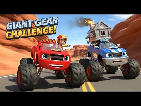 Blaze and the Monster Machines FULL Episode The Giant Gearbox Challenge! ⚙️ Kids Cartoons & STEM