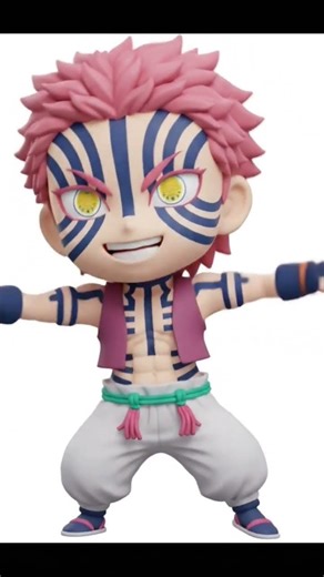 akaza 3d chibi : demon slayer #anime