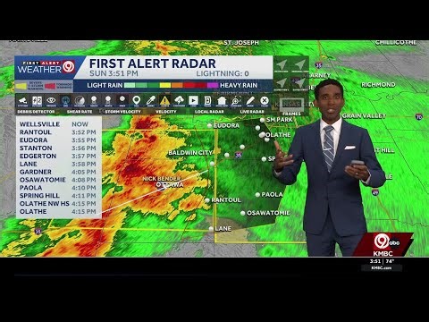 Kansas City weather: Severe thunderstorms moving into the metro