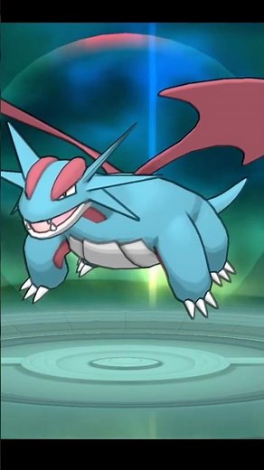 Shelgon Evolves into Salamence #pokemon #gaming #pokemongame #alphasapphire #megaevolution