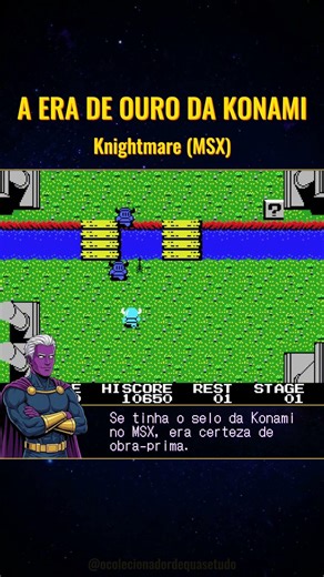 Knightmare (MSX): O Clássico Shoot 'em Up Medieval da Konami! ⚔️ #retrogaming #msx #shorts