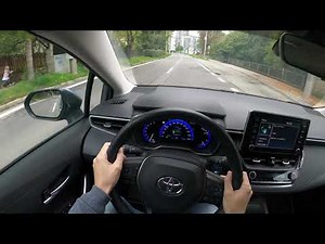 2021 Toyota Corolla 1,8 Hybrid sedan Europe spec | 4K POV City Test Drive